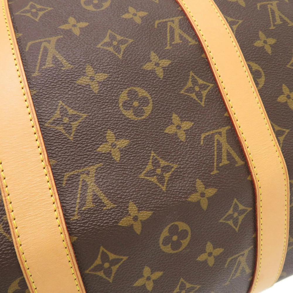 LOUIS VUITTON Brown Monogram Keepall 50 Boston Bag - Picture 9 of 10